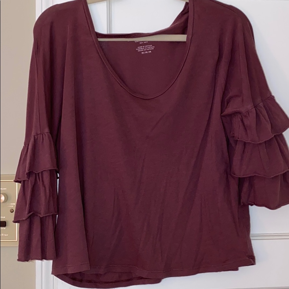 Magenta American eagle top